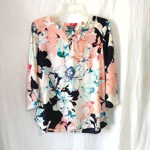 Van Heusen Floral 3/4 Sleeve Blouse
